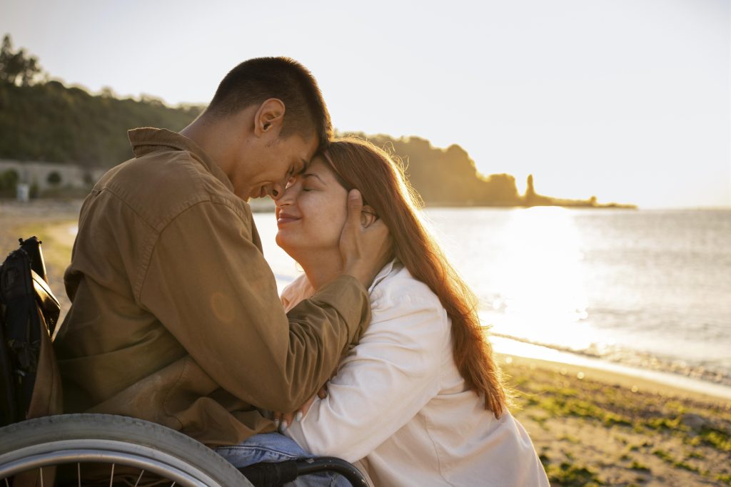What research shows about sexual function after spinal cord injury, including arousal pathways, fertility, autonomic dysreflexia risk and partner guidance.
